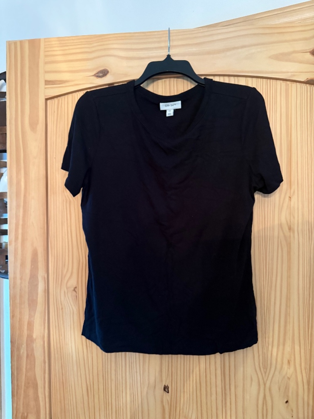 On 34th ribbed tee top
